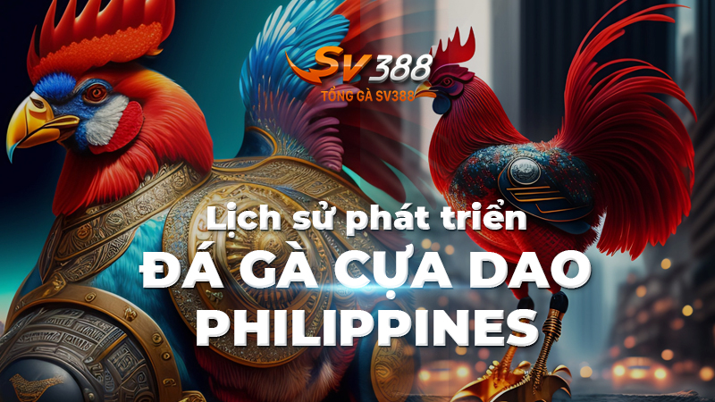 Lịch sử của đá gà cựa dao Philippines