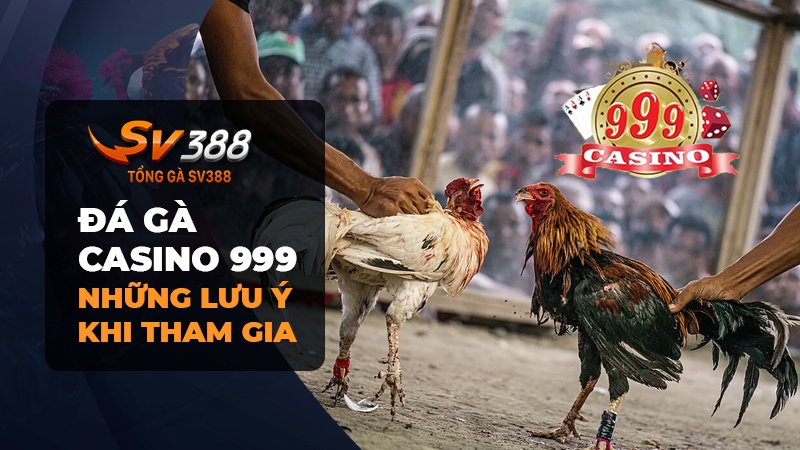 Một số lưu ý khi tham gia nhà cái đá gà Casino 999